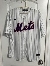 David Wright New York Mets Replica White Pinstripe Jersey Size 2XL