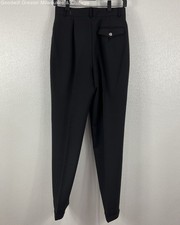 Women's Black Escada Trousers Size 36