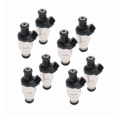 Accel 150844, Set of 8 Fuel Injector 44 lb/hr EV1 Minitmer Connector Universal
