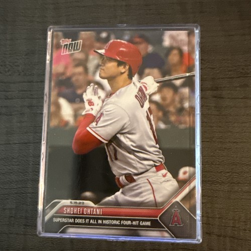 2023 TOPPS NOW #294 SHOHEI OHTANI LOS ANGELES ANGELS historic four-hit game