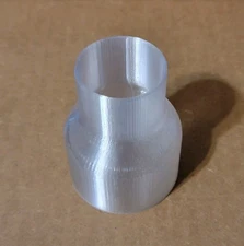 Festool 3D Printed Hose Adapter Dewalt & Other 2 1/4" Saw Dust Port Petg Clear