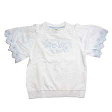 Fendi Kids White Eyelet Logo T-Shirt 6 Years 133654473