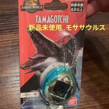 BANDAI Tamagotchi Jurassic World Mosasaurus Blue Green LCD Screen Toy