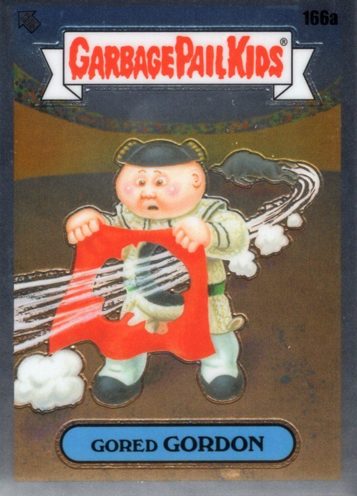Garbage Pail Kids Chrome Series 4 Gored Gordon Base Card 166a