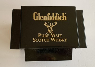 Glenfiddich Pure Malt Scotch Whiskey Bar Caddy For Straws And Bev Napkins Rare