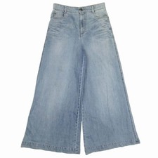 Red Valentino RED VALENTINO Wide Silhouette Jeans Flare Denim Wash Pants 27 inch