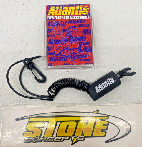 Atlantis Standard Lanyard Black for Kawasaki/Polaris/Honda and Tigershark A2109