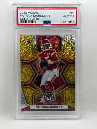 Patrick Mahomes II [Gold] #94 2022 Panini Mosaic card