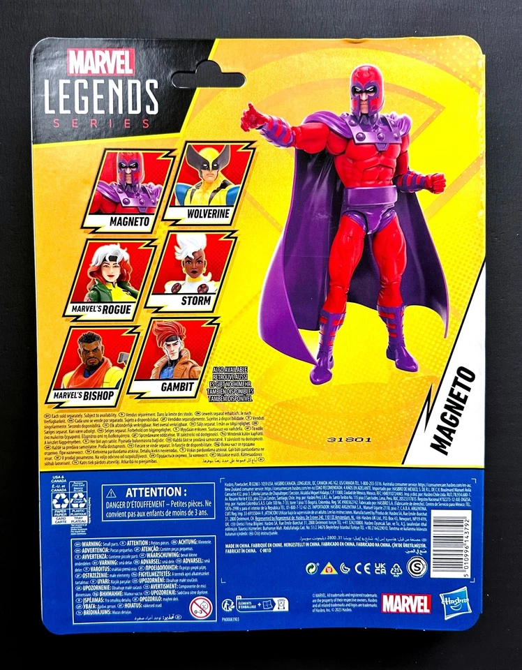 Juego de 6 figuras de acción X-Men 97: Magneto, Wolverine, Storm + ¡más! ¡NUEVO, SIN ABRIR! Foto 3 de 4