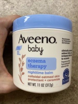 Aveeno Baby Eczema Therapy Nighttime Balm Colloidal Oatmeal 11 Oz