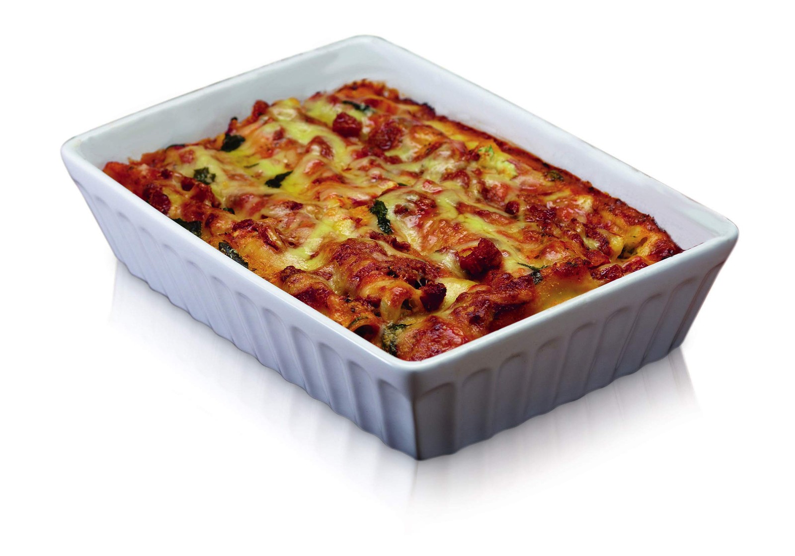 Plat à lasagnes en grès 33x23 cm Monde des Saveurs pour cannelloni