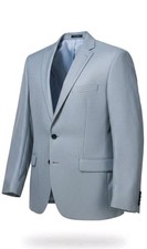Lauren Ralph Lauren Black Label Suit Coat Mens 48L Gray Blazer Jacket Plaid