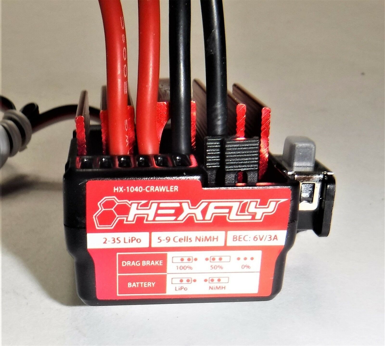 Redcat Racing Everest 1/10 Scale Crawler ESC 2-3S Lipo 5-9 Cell NIMH