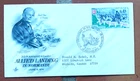 WW2 ALLIES LAND IN NORMANDY  D-DAY 1974 30TH ANNIV ARTCRAFT CACHET FRANCE FDC