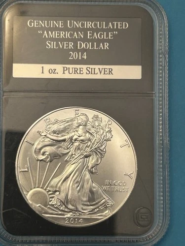 2014 American Silver Eagle , 1 Ounce .999 Pure Silver , Beautiful BU