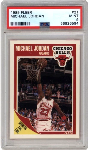 1989-90 Fleer - Michael Jordan #21 PSA 9