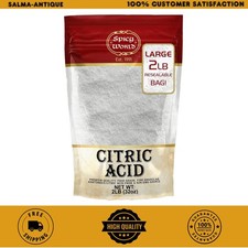 Citric Acid Powder 2 lb Food Grade Bath Bombs, Canning, Cleaning