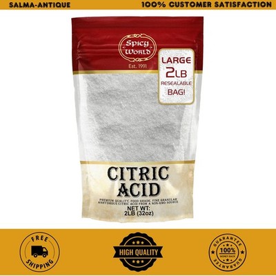 Citric Acid Powder 2 lb | Food Grade | Bath Bombs, Canning, Cleaning