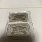 (2) 1 Troy Oz .999 Silver Bars As Seen