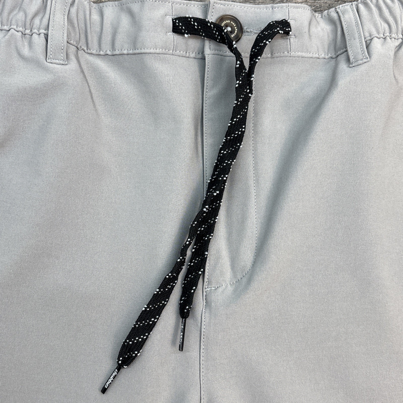 Chubbies Men’s XL Everywear Pant Gray Drawstring Elastic Pockets Stretch