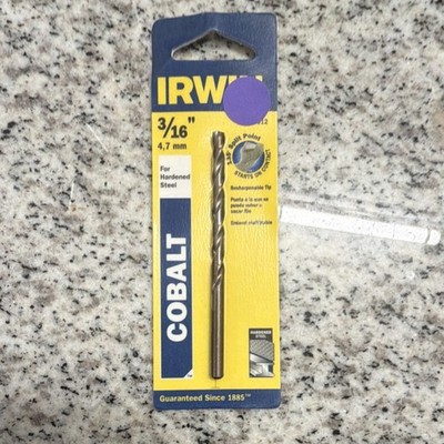IRWIN Cobalt Drill Bit 3/16 in Gold Cutting for Drill Model 1661-9260