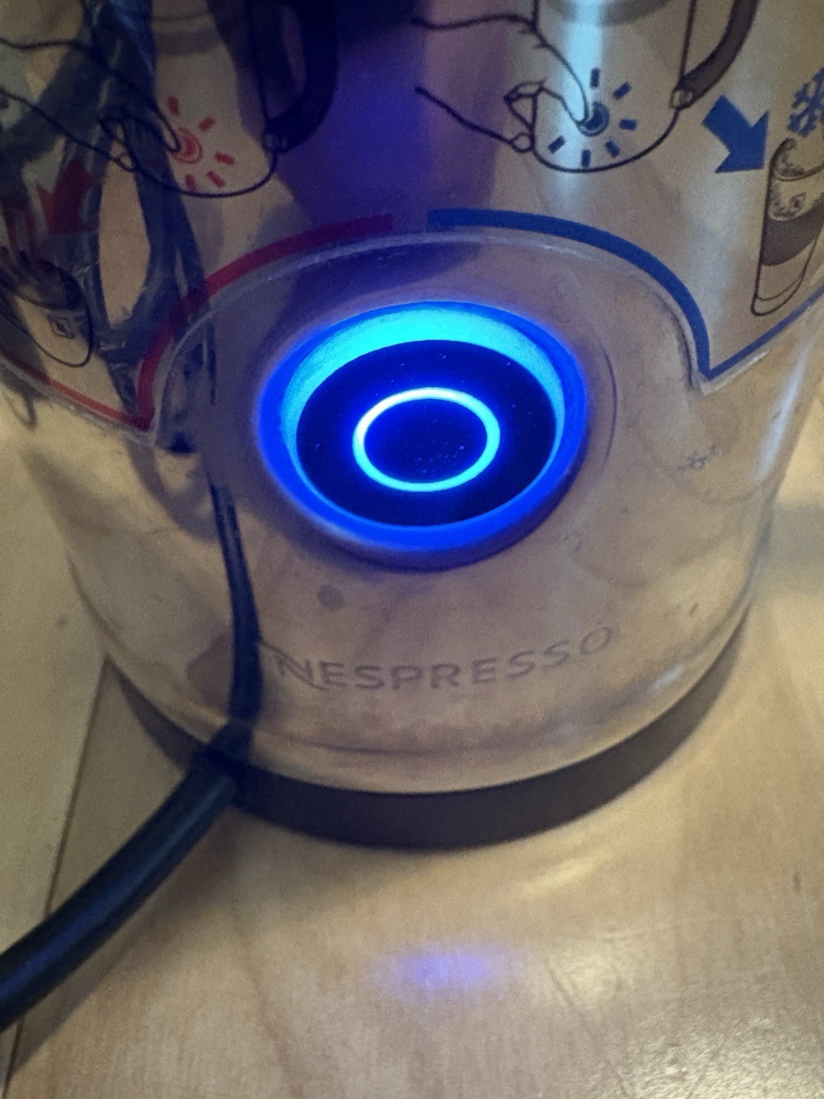 Nespresso Electric Milk Frother Aeroccino Plus Stainless Model 3192