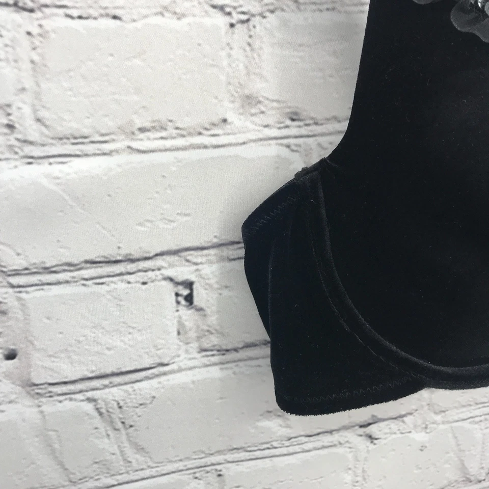 Sutiã Cabernet Feminino 38C Balconette Underwired Alças Ajustáveis Preto 10995 - Imagem 2 de 4