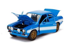 1974 FORD ESCORT MKI RS2000 FAST AND FURIOUS BLUE / WHITE - JADA JAD99572 1/24