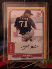 2019 Topps Big League - Big League Autographs Josh Hader #BLA-JH Gold /99 (AU)