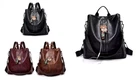 Women Soft Leather Backpack Stylish Large Multifunctional Fashion Style Casual