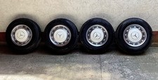 4 Michelin Winterreifen (185 R 14) mit Mercedes Raddeckel
