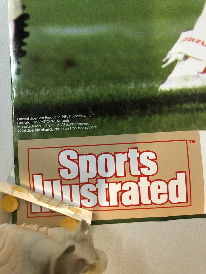 San Francisco 49ers JOE MONTANA Glossy Photo NFL Football Poster 35”x23” - Image 3 of 4