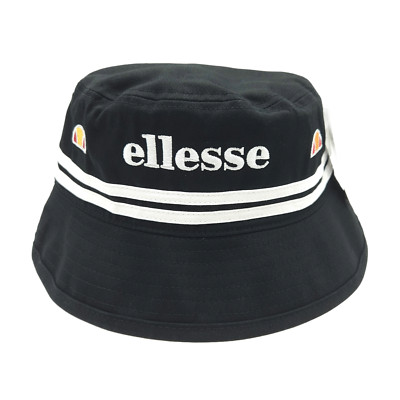 Ellesse Fischerhut Lorenzo Bucket Hat Angler black schwarz one Size Heritage