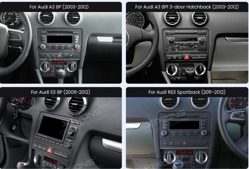 8" Android 14 Autoradio 8Kern 4GB+64GB GPS DSP Bluetooth  Audi A3 S3 8P1 RS3---- - Bild 4 von 4