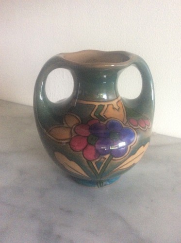 ZUID Holland Gouda Pottery Vase Art Nouveau - Picture 6 of 7