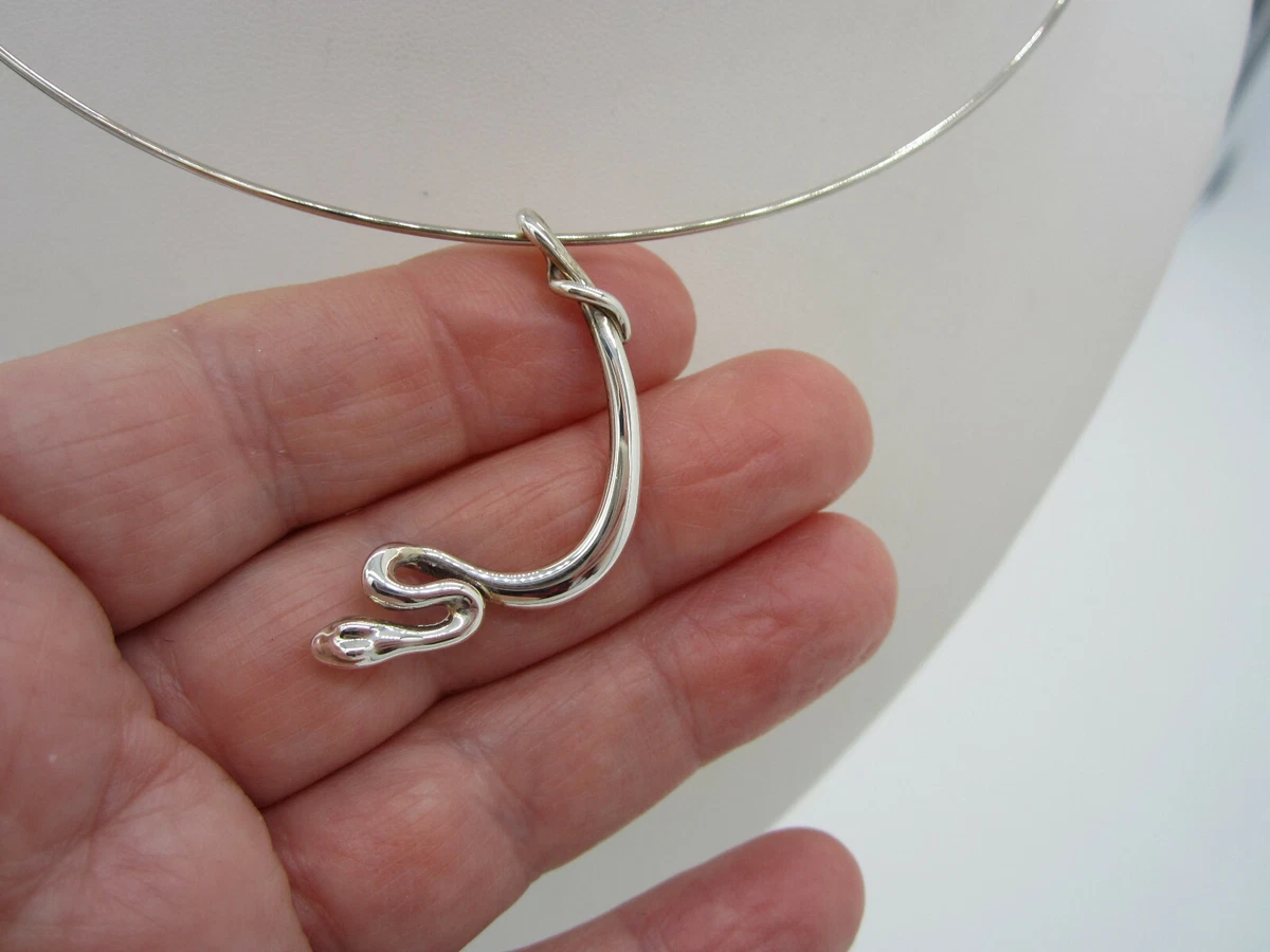 Tiffany Co Rare Estate Gorgeous Sterling Silver SNAKE Sleek