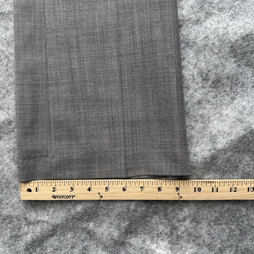 Y2K Vintage Gap Stretch dress pants size 2 grey patterned flare leg low rise - Picture 6 of 15