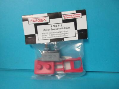 Fastronix 30A 12V Type 1 Automatic Reset Circuit Breaker 30 Amp RED Auto 502-111