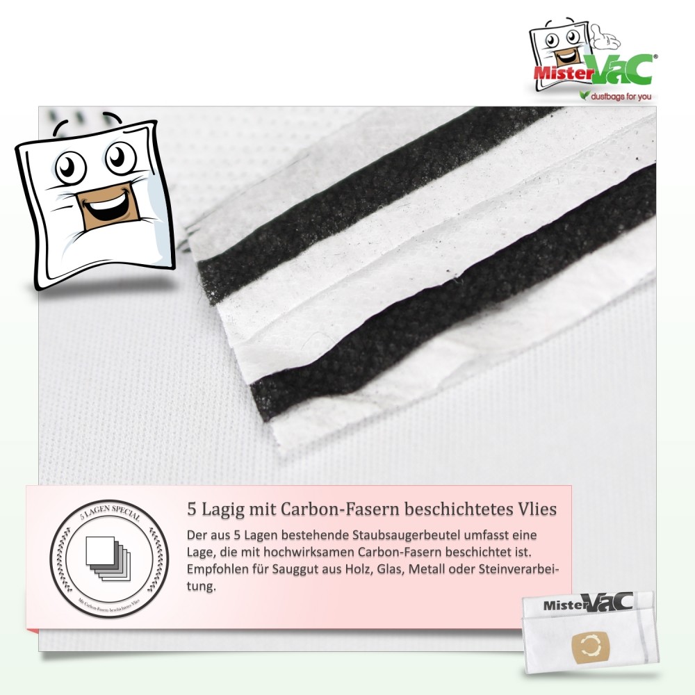 20 Sacchetti Per Aspirapolvere Miele Primavera - S712 / S 712 - Foto 7