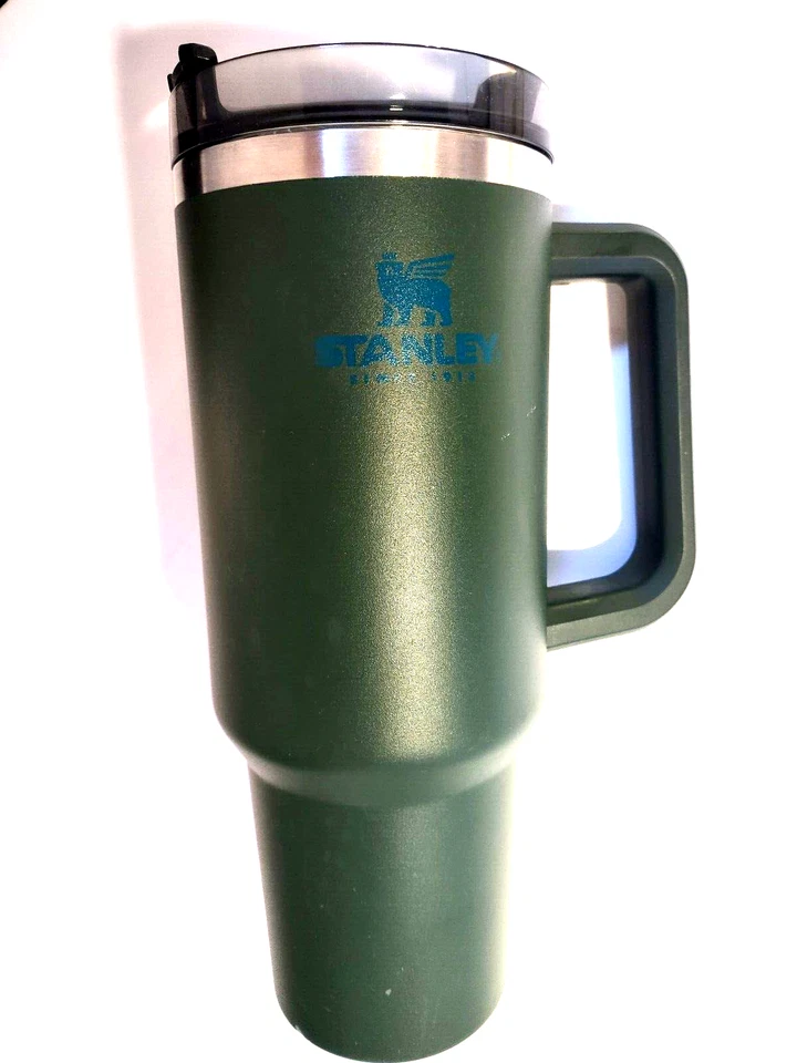 Stanley 40 oz Travel Mug Tumbler Adventure Quencher Rare Spirulina Color NoStraw - Image 2 of 4