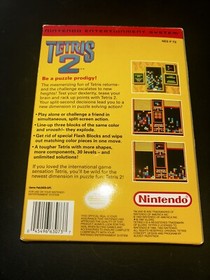 Tetris 2 (Nintendo Entertainment System, 1993) NES CIB Complete Mint!