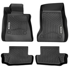 OEDRO Floor Mats for 2016-2024 Chevry Camaro Front & Rear TPE Liners All-Weather