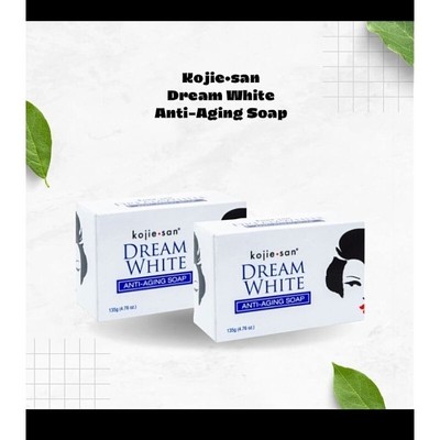 3x KOJIE SAN Skin Dream White Anti-Aging Acne Soap Kojic Acid Vit C Brighter 3X 