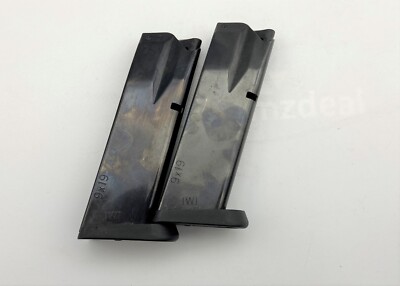 2 Pack Tanfoglio R COMPACT  9mm 10 Round RD Blued Steel Magazine/Mag/Clip