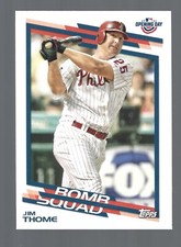 2022 Topps Opening Day Bomb Squad BS-16 Jim Thome Philadelphia Phillies Baseball