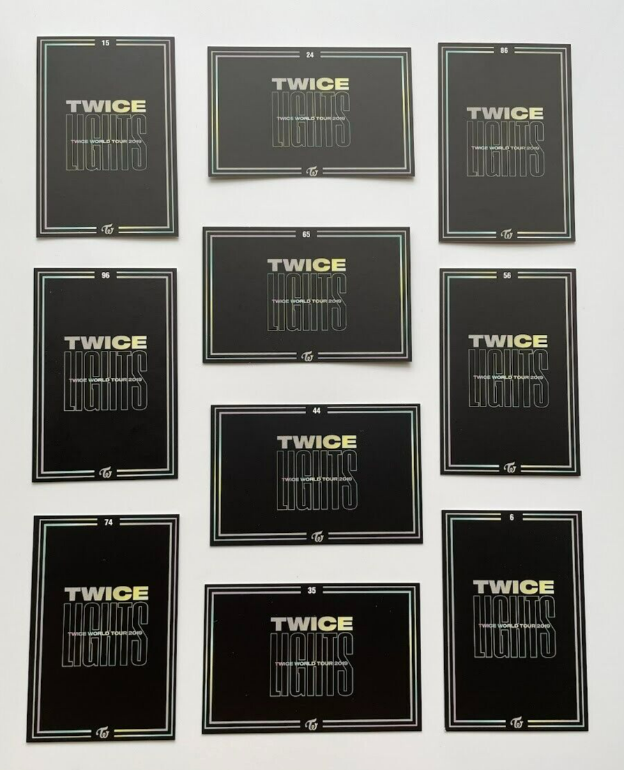 TWICE Lights Mina World Tour 2019 TWICELIGHTS Photocard Complete