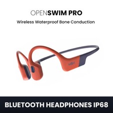 Shokz OpenSwim Pro Bone Conduction Waterproof Wireless Open-Ear Headphones