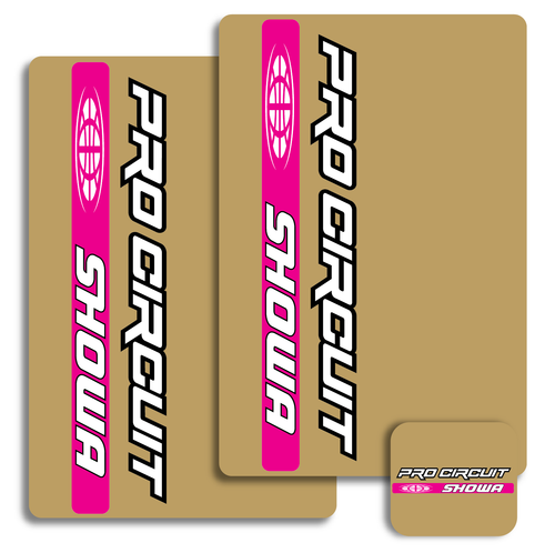 Pro Circuit Showa Fork Decals CRF YZF KX (Multiple Colors/Styles)(9x6) - Picture 24 of 26