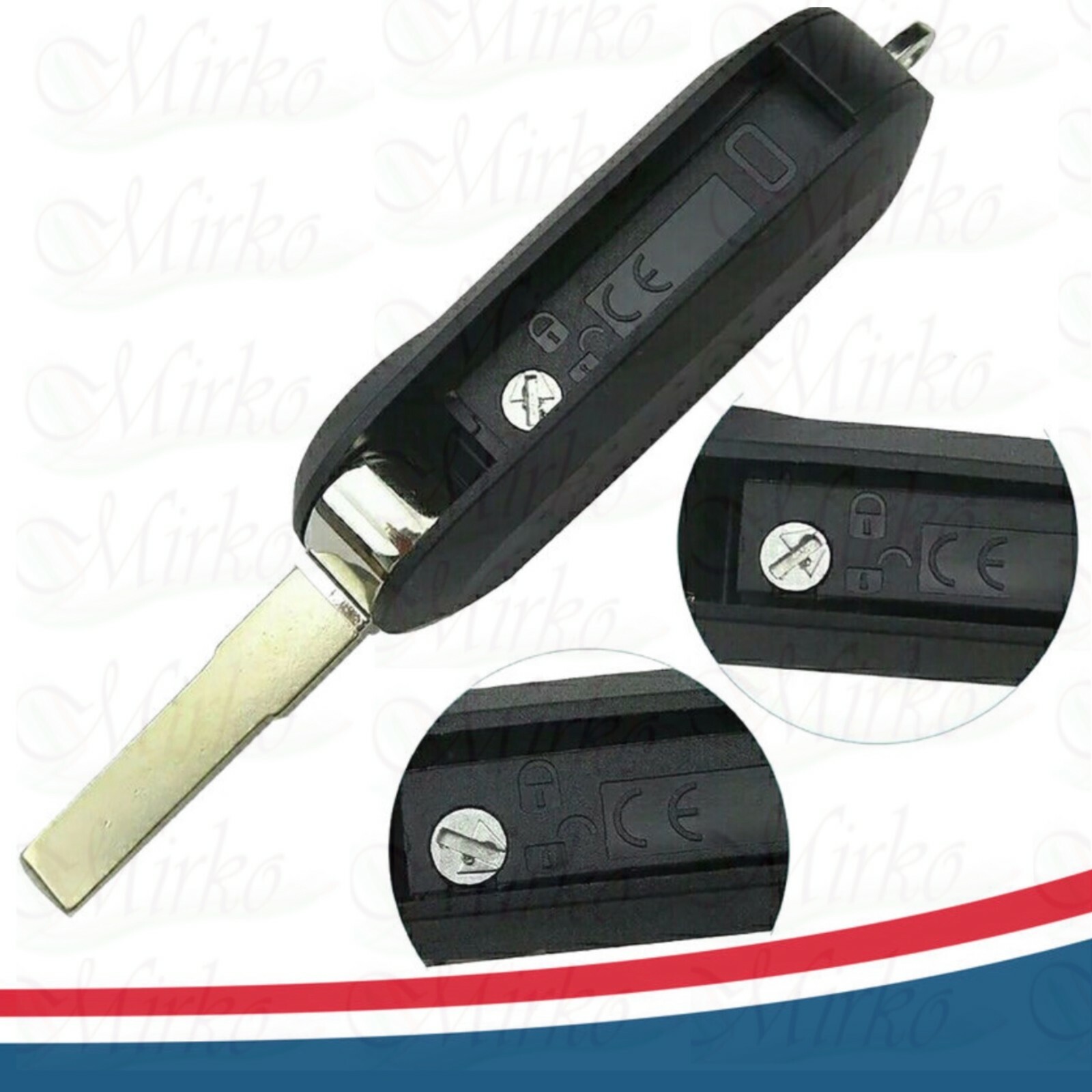 Étui Clés Compatible Avec Fiat Punto Evo Panda Bravo Delta Musa Abarth