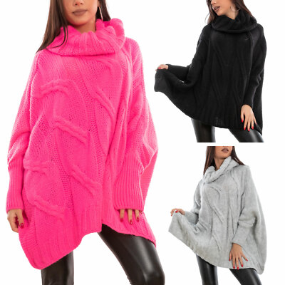 TOOCOOL VB-7198 Women's Oversized Sweater Sweater Sweater Sweater Sweater Asymmetrical Sweater Sweater